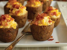 Twice-Baked Potatoes with Cheddar & Rosemary