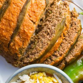 Hatch Chile Meatloaf with all the fixin’s