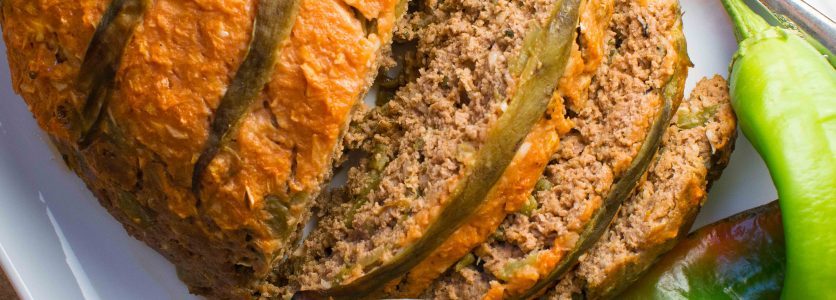 Hatch Chile Meatloaf with all the fixin’s